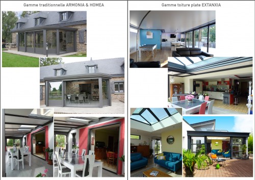Suivant le choix de la gamme, nous proposons 2 toitures très isolantes chez CONCEPT ALU