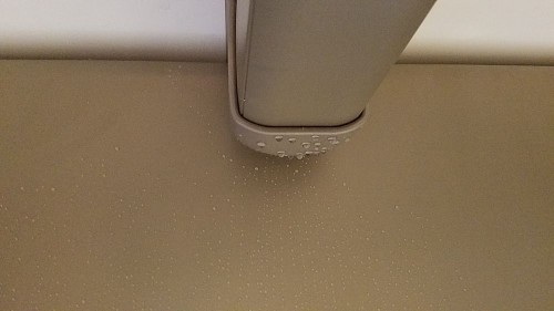 Fuite chevrons au plus bas de la toiture