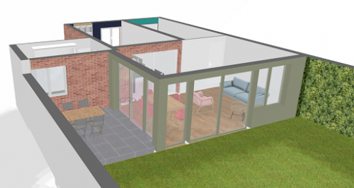 visu véranda extérieur